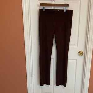 Beta brand dress yoga pants straight led faux suede